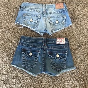 True religion jean shorts